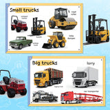 Truck Early Learning Book for Kids, Vehicle Recognition, First Vocabulary and Preschool Learning Skills