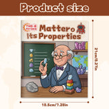 Children's physics science book about materials, solids, liquids, and gases