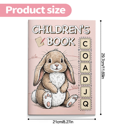 Kids letter hunt workbook with find the letter pages