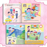 Printed preschool life awareness storybook for gentle learning