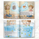 Printed STEM book for chemistry vocabulary, classification, and early science learning