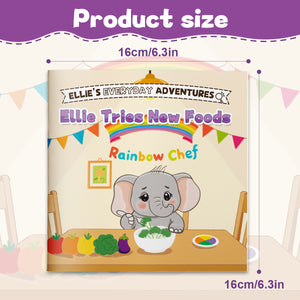 Ellie Tries New Foods Children’s Picture Book, Little Ellie Everyday Adventures Storybook About Healthy Eating, Trying New Foods, and Daily Habits