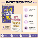 Teen Boundaries and Confident Communication 2-Book Set physical printed book set image 3, bundle ISBN 9798904665029