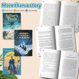 Classic Adventure Literature for Young Readers 3-Book Set printed book set detail image, image 3, bundle ISBN 9798904663544