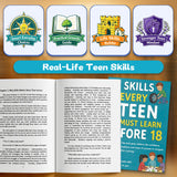 What School Doesn't Teach You for Kids Lif + 21 Skills Every Teen Must Learn Before 18: 2-Book Set bundle detail image, image 3, bundle ISBN 9798900669199