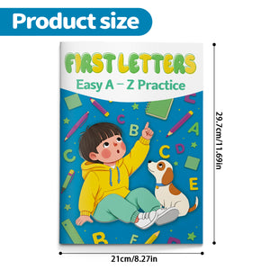 Alphabet handwriting worksheets with rainbow writing and box writing