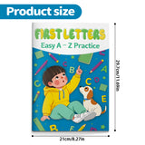 Alphabet handwriting worksheets with rainbow writing and box writing
