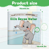 Ellie Saves Water Children’s Picture Book, Little Ellie Everyday Adventures Storybook About Saving Water, Earth Care, and Good Daily Habits