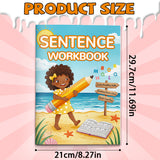 Roll and read simple sentence pages for kindergarten literacy