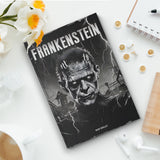 Printed classic literary novel about creation, ethics, and gothic suspense
