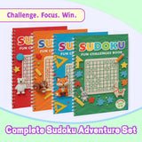 Sudoku Fun Challenge Books: Progressive Puzzle Set product image 8 showing printed book details for screen-free reading and learning