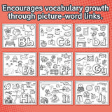 Printed beginning sound pages for early literacy