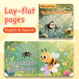 The Bee and the Spider Bilingual Storybook for Kids, English and Spanish Picture Book, Classic Animal Fable for Early Reading, Language Learning and Bedtime Reading