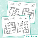 Beginner Maze Workbook for Kids, Easy Pathfinding Puzzle Book with Simple Maze Practice, Pencil Control, Focus Training, and Early Problem-Solving Activities