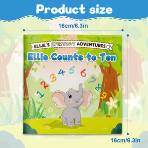 Ellie Counts to Ten Children’s Picture Book, Little Ellie Everyday Adventures Storybook About Counting, Early Numbers, and Fun First Learning