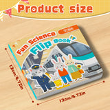 Printed interactive picture book for preschool train vocabulary and transportation learning