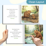 Printed family story book for dad and son bedtime reading