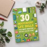 Desk flat-lay photo of 30 Independent Life Skills Before Leaving Home