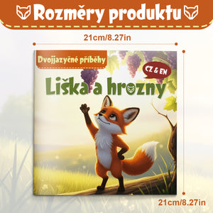 Czech-English bilingual animal fable reader for kids
