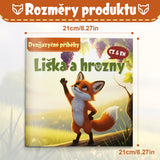 Czech-English bilingual animal fable reader for kids