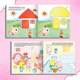 Printed preschool English literacy picture book set for daily themes and reading fun