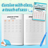 Printed alphabet tracing workbook for neat handwriting