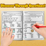 Printed comprehension book with visual reading response practice