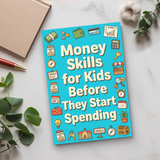 Money Skills for Kids Before They Start Spending product image 7 showing printed book details for screen-free reading and learning