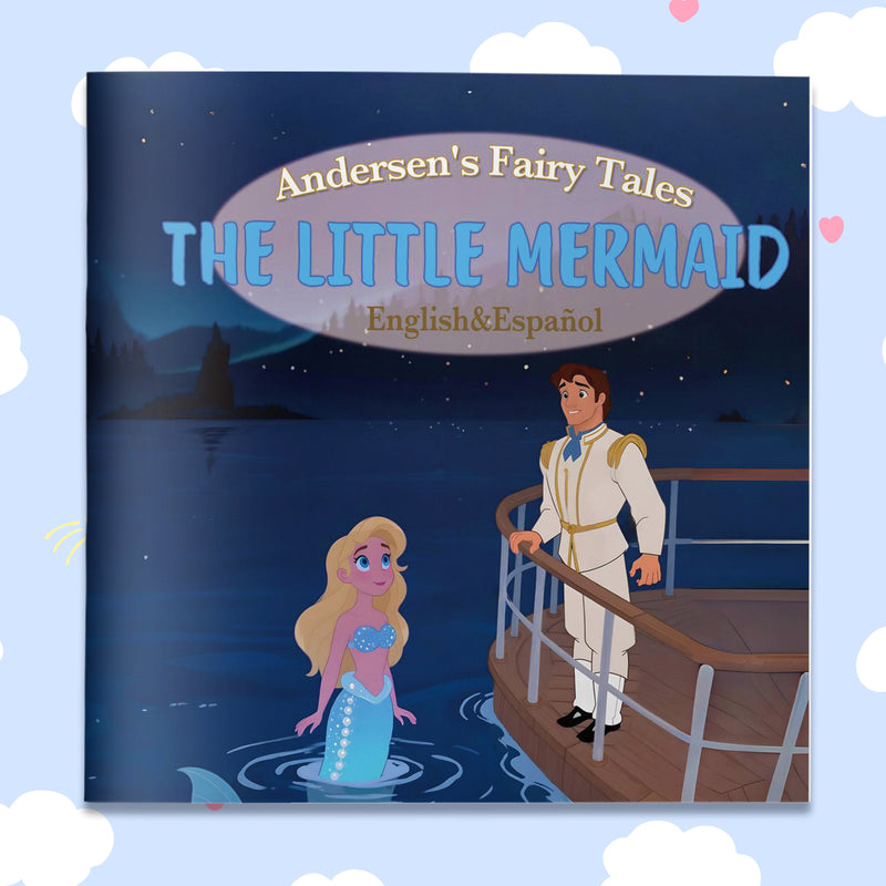 The Little Mermaid English-Spanish Story Book cover