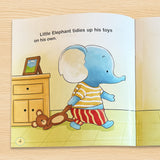 Printed preschool sticker book for daily routine learning and fine motor skills