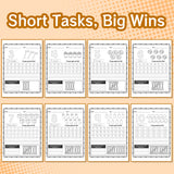 Printed counting and number handwriting pages