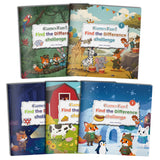 Find the Difference Challenge Book Set for Kids, Spot the Difference Puzzle Activity Collection for Observation Skills, Focus, Visual Learning, and Fun Brain Practice