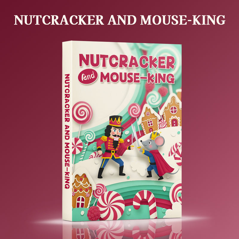 Nutcracker and Mouse King Christmas picture book for kids cover