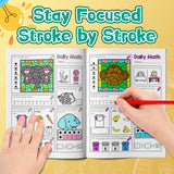Printed early math book for visual thinking comparison and problem solving