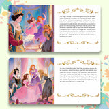 Cinderella interior pages with half picture and half story layout