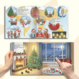 Printed festive picture book with Christmas illustrations and cultural vocabulary
