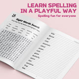 Sight Words Search and Writing Workbook for Kids, Word Find Activities, Early Reading Practice, Vocabulary Review, Spelling Support, and Kindergarten Literacy Learning
