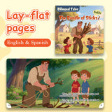 Lay-flat pages from The Bundle of Sticks moral tale