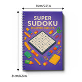 Super Sudoku Workbook: Number Logic Puzzles for Kids product image 7 showing printed book details for screen-free reading and learning