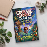 Courage Stories for Quiet Kids Who Want to Speak Up product image 7 showing printed book details for screen-free reading and learning