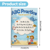 Kids alphabet workbook with sentence reading pages