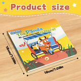 Printed peekaboo animal story book for early learning and bilingual fun