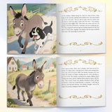 Printed Grimm's Fairy Tales The Bremen Town Musicians book for teamwork and bedtime story fun