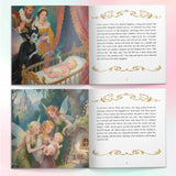 Printed Grimm's Fairy Tales Sleeping Beauty book for character learning and bedtime story fun