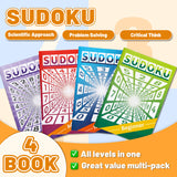 Number Grid Sudoku Books: Perspective Logic Set product image 7 showing printed book details for screen-free reading and learning