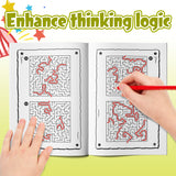 Maze Game, Find Your Way Out Activity Book for Kids Ages 3–6, Early Learning Maze Puzzle Book with Pathfinding Fun, Problem Solving, Visual Thinking, and Preschool Skill Building