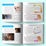 Printed science book for body systems biology and health vocabulary