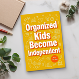 Organized Kids Become Independent product image 7 showing printed book details for screen-free reading and learning