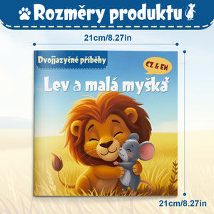 Czech-English bilingual animal fable reader for kids
