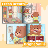 Children's toothbrushing picture book for self-care routines